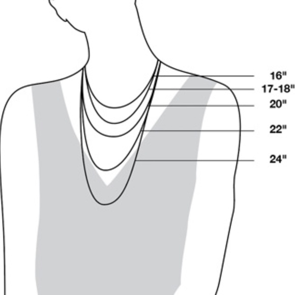 Stunning Blue Topaz & Cubic Zirconia with chain 18k Gold Filled Necklace - Picture 5 of 5